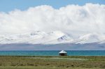 A lone yurt at Song Kul Lake in Kyrgyzstan. Photo credit: Andra Artemova