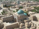Khiva as viewed from one of the city's iconic minarets. Photo credit: Jake Smith