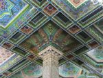 Intricate design of the ceiling in Navruz Palace, Dushanbe (Tajikistan.) Photo credit: Abdu Samadov