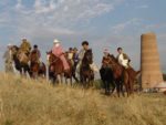 Horses of the Silk Road and their riders at Burana Tower, Kyrgyzstan. Photo credit: Vlad Ushakov