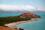 Armenia's blue-green Lake Sevan, at over 6,200 feet, is one of the largest alpine lakes in the world