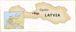 Latvia Country Map
