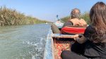 Riding through the reedy marshes of southern Iraq. Photo credit: Explore Mesopotamia