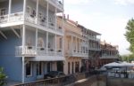 Hanging wooden balconies in Georgia. Photo credit: Martin Klimenta