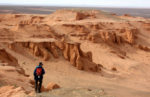 The Gobi Desert's Flaming Cliffs. Photo credit: Andrew Barron.