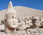 Fallen monuments date back to the year 62 BCE atop the summit of Mt Nemrut in eastern Turkey. Photo credit: Jered Gorman