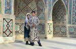 Newlyweds in Bukhara, Uzbekistan. Photo credit: Abdu Samadov