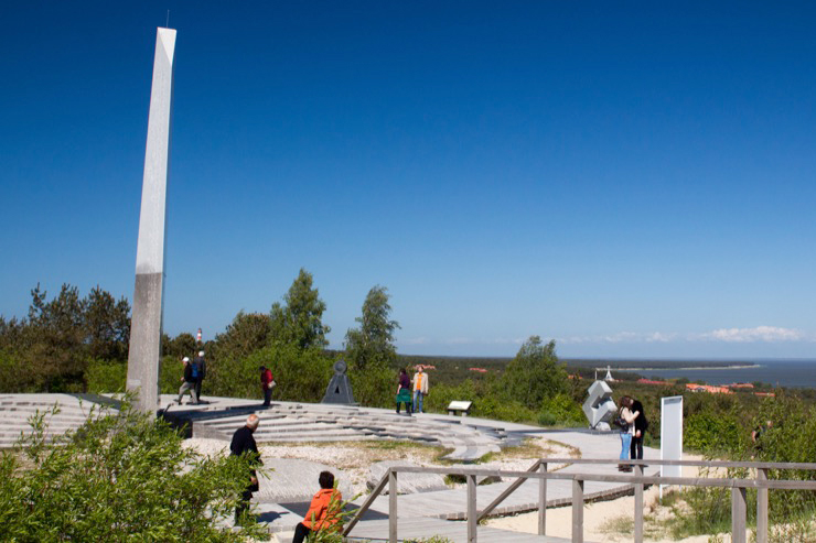 Monument on Lithuania’s Curonian Spit. Photo credit: Kestutis Ambrozaitis