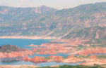 Nurek Reservoir in Tajikistan. Photo credit: James Carnehan