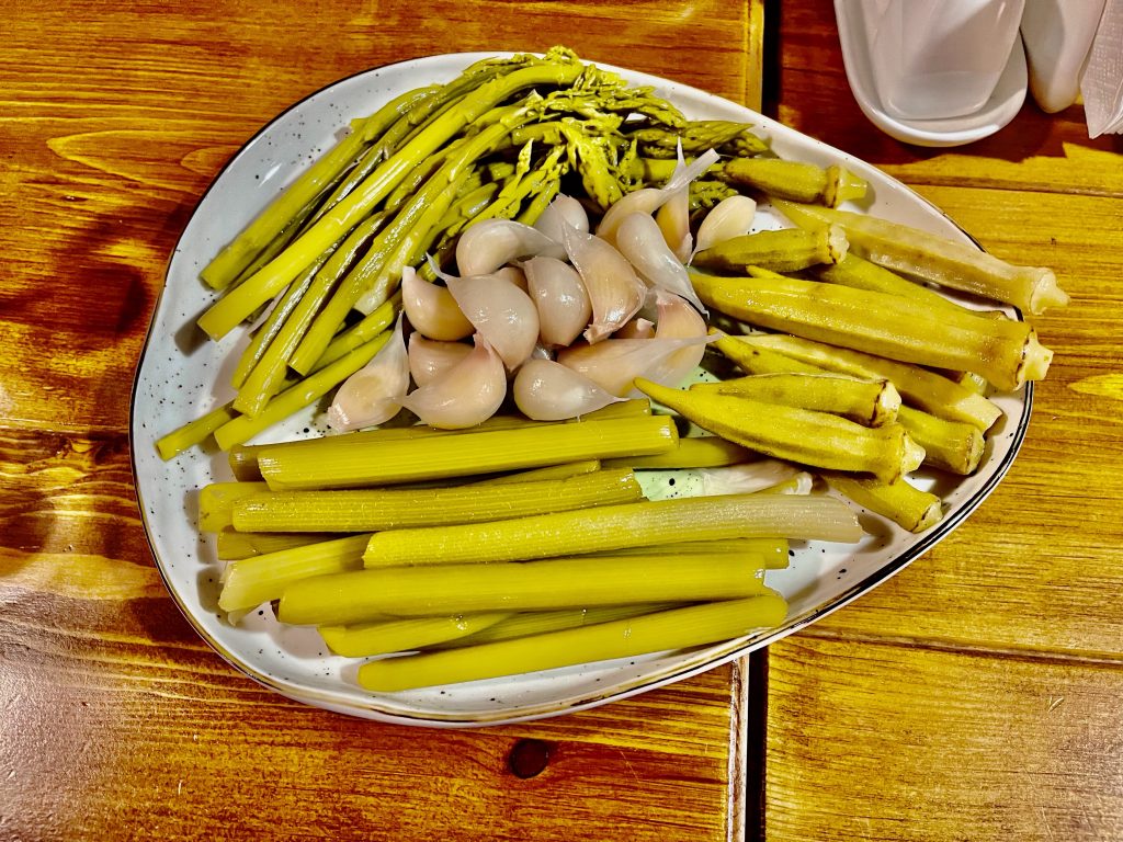 Okra Pickles. Photo credit: Michel Behar