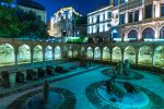 Baku's Old Town in the evening.