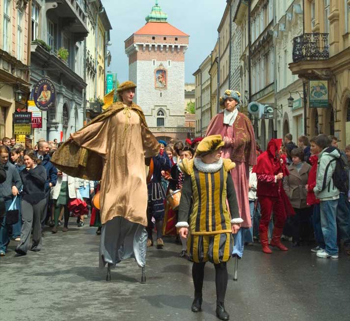 A popular historical procession in Krakow. Photo credit: Janusz Lesniak / Polish National Tourist Board