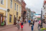 Colorful pedestrian area of Parnu, Estonia. Photo credit: Kestutis Ambrozaitis