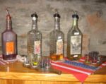 Flavored brandies distilled from the fruits of the region (Romania.) Photo credit: Amy Frederick
