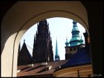 St. Vitus Cathedral from Prague Castle.