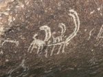 Petroglyphs near Namadgut. Photo credit: Jake Smith