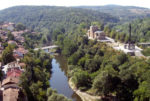 Asenevci Monument and the Boris Denev State Art Gallery, in Veliko Tarnovo, Bulgaria. Photo credit: Liz Tollefson