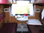 Sample Second Class Cabin aboard a regularly scheduled Russian Railways train. Photo credit: Vlad Kvashnin