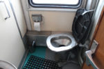 Sample WC on a Russian Railways regularly scheduled train. Photo credit: Vlad Kvashnin
