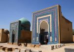 Spah-i-Zinda is a sacred place of piligrimage, a maze of glazed turquoise-hued tiles marking royalty and religious leaders, including the Prophet Muhammad's cousin. Photo credit: Donovan Wong