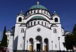 A view of St. Sava's in Belgrade.