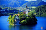 Lake Bled, located in the Julian Alps in northwestern Slovenia. Photo credit: Peter Guttman