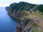 Photographing Lake Baikal, Russia. Photo credit: Martin Klimenta