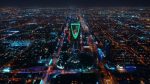 Riyadh's skyline at night. Photo credit: Saudi Tourism Authority