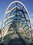 Bridge of Peace in Tbilisi, Georgia.