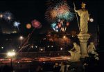 Empress Maria-Theresa enjoys the fireworks in Vienna. Photo credit: Diejun/Austrian National Tourist Office