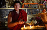 Tibetan monk. Photo credit: Phil Kidd