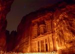 Petra at night. Photo credit: Jordan Tourism Board