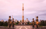 Independence Monument in Ashgabat, Turkmenistan. Photo credit: Lindsay Fincher