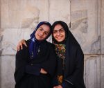 Two Friends at the Ancient Achaemenid Capital of Persepolis. Photo credit: Lindsay Fincher