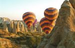 Hot air balloons in Cappadocia, Turkey. Photo credit: Julia Rindlaub