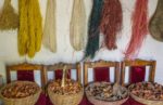 Natural dyes used to make silk threads in Uzbekistan. Photo credit: Andra Artemova