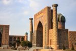 The Registan ensemble, a Timurid masterpiece in Samarkand.