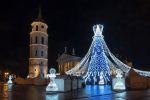 Central Vilnius lit up for Christmas. Photo credit: Kestutis Ambrozaitis