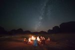 A campfire under the stars in the deserts of Jordan. Photo credit: Jordan Tourism Board