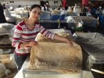 Lavash in a Yerevan food market. Photo credit: Martin Klimenta