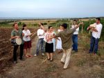 A folk performance in the vineyards of Kakheti.