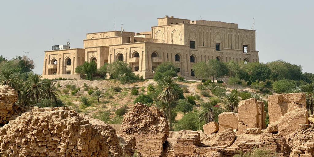 Saddam Hussein's palaces in Babylon, Iraq MIR